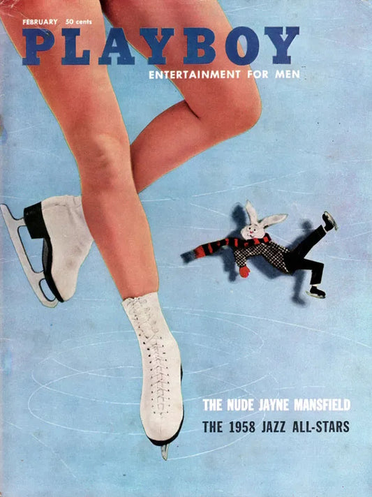 Playboy Magazine - February 1958 front cover