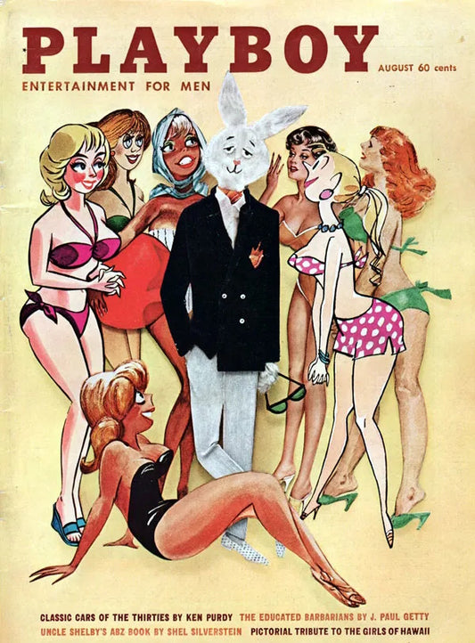 Playboy Magazine - August 1961 front cover