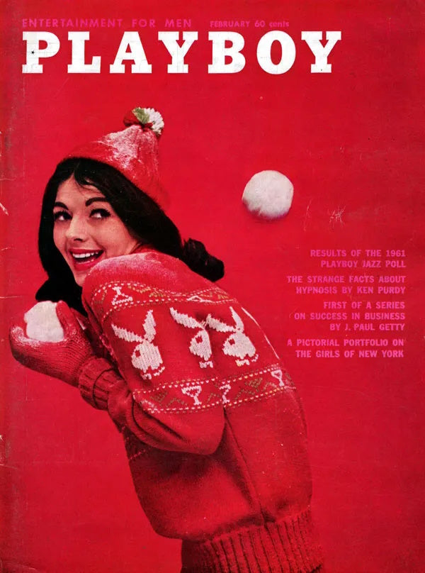 Playboy Magazine - February 1961 front cover