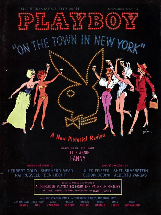 Playboy Magazine - November 1962 front cover