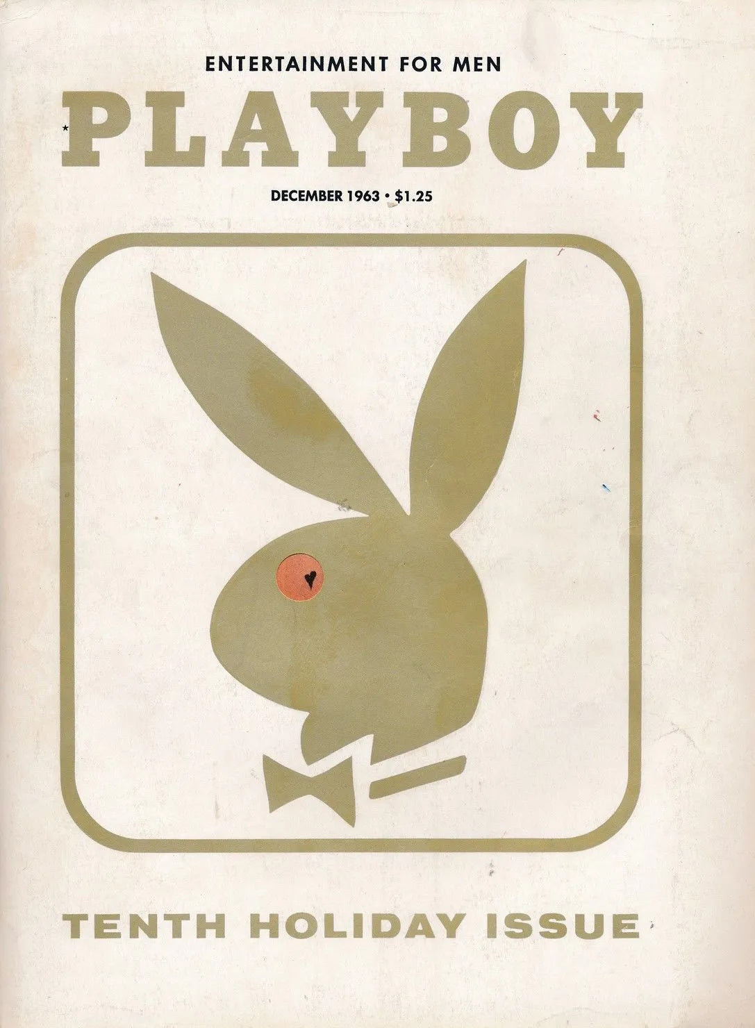 Playboy Magazine - December 1963 front cover