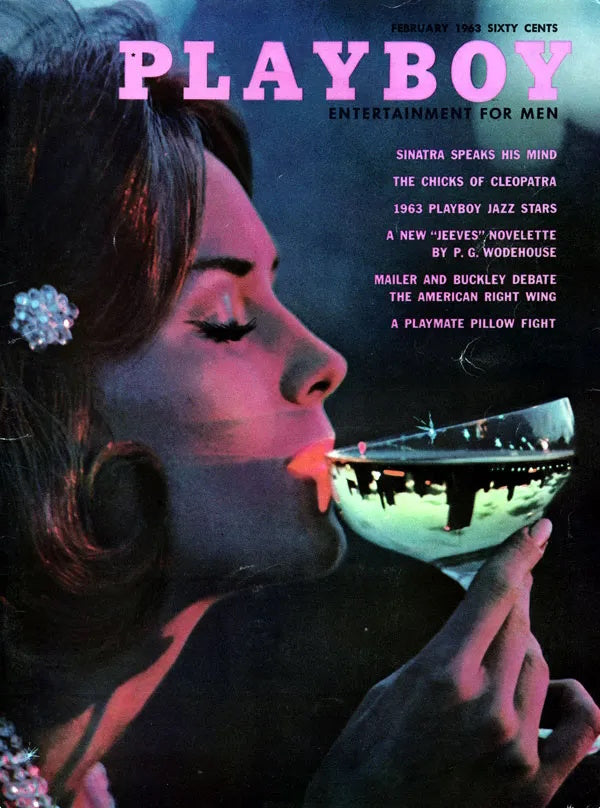 Playboy Magazine - February 1963 front cover