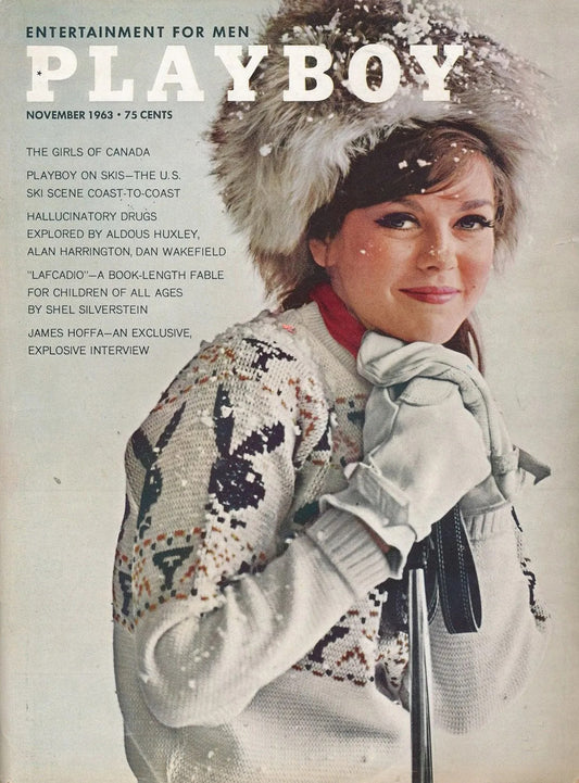 Playboy Magazine - November 1963 front cover
