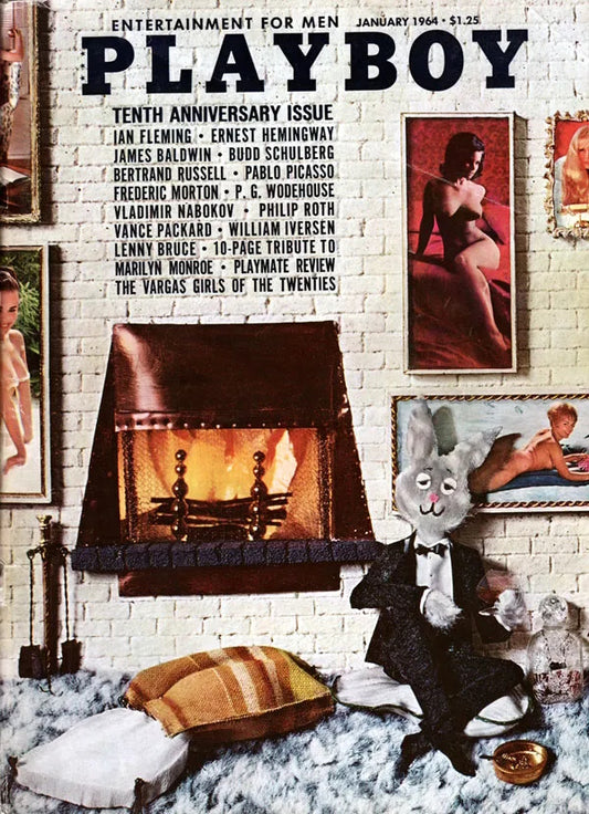 Playboy Magazine - January 1964 front cover