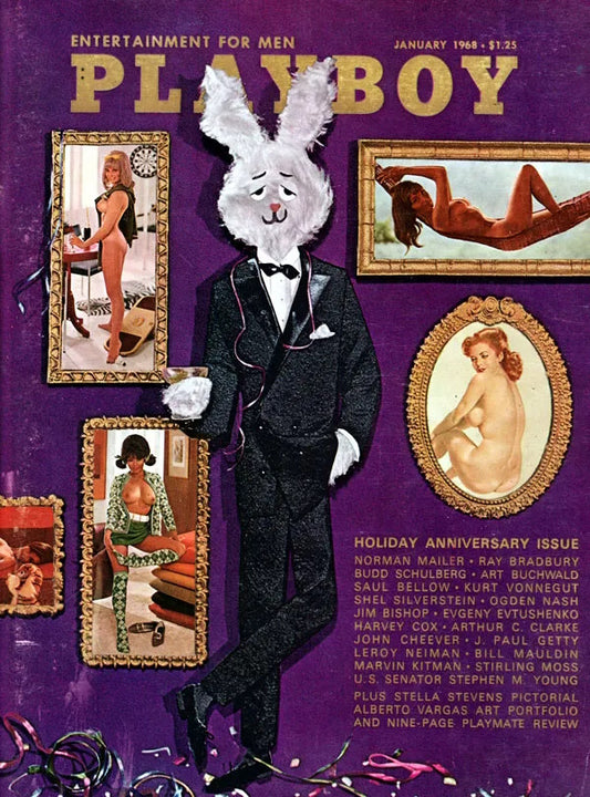 Playboy Magazine - January 1968 front cover
