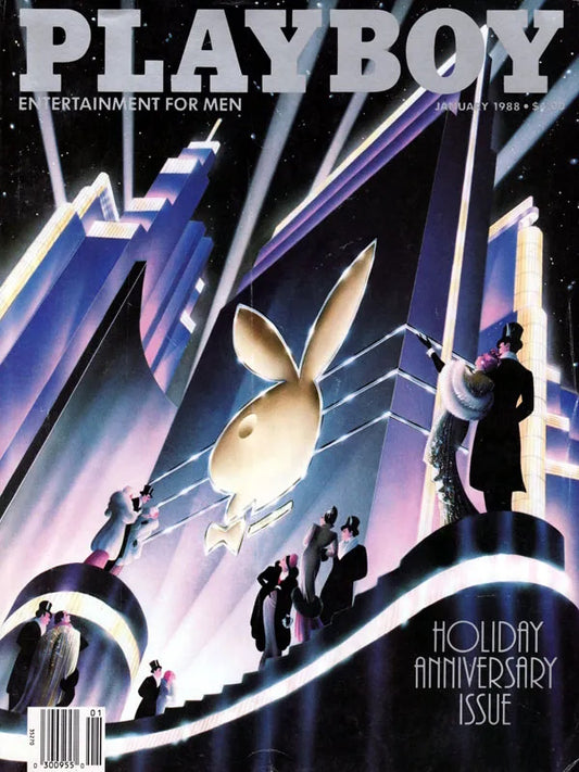 Playboy Magazine - January 1988 front cover