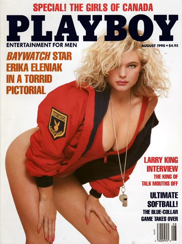 Playboy Magazine - August 1990 front cover