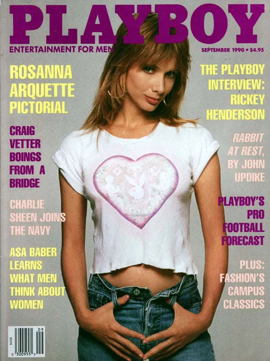 Playboy Magazine - September 1990 front cover