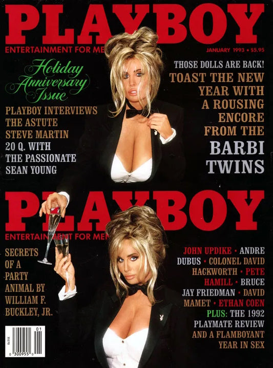 Playboy Magazine - January 1993 front cover
