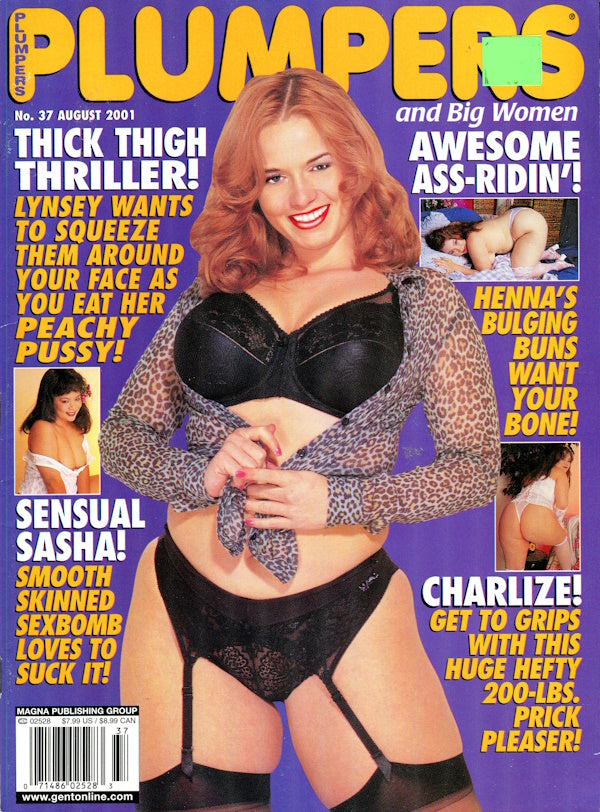 Plumpers and Big Women # 37 (August 2001) front cover