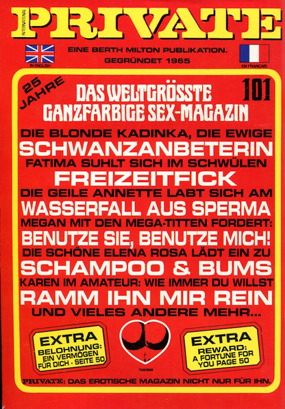 Private Magazine # 101 (1990) german cover