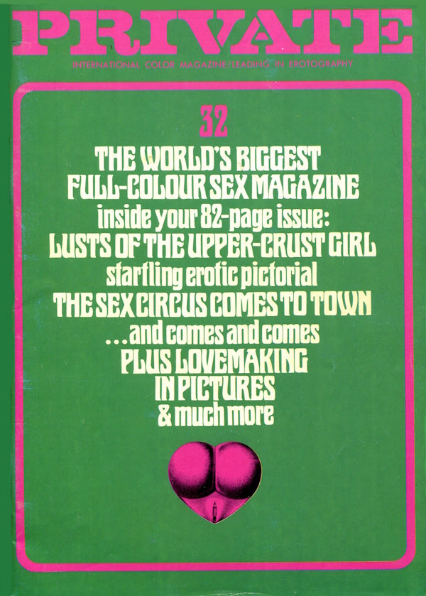 Private Magazine # 32 (1974) framsida