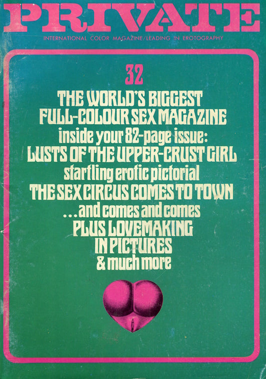 Private Magazine # 32 (1974) front cover