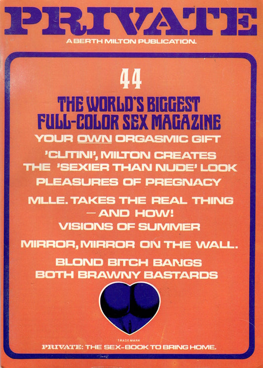 Private Magazine # 44 (1978) front cover