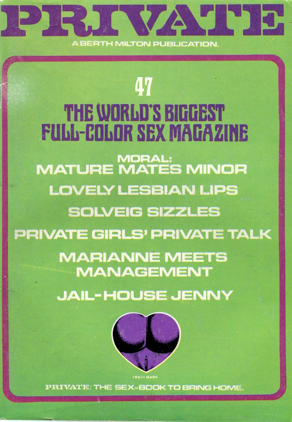 Private Magazine # 47 (1979) front cover