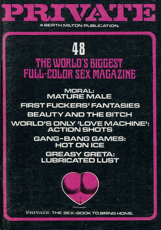 Private Magazine # 48 (1979) framsida