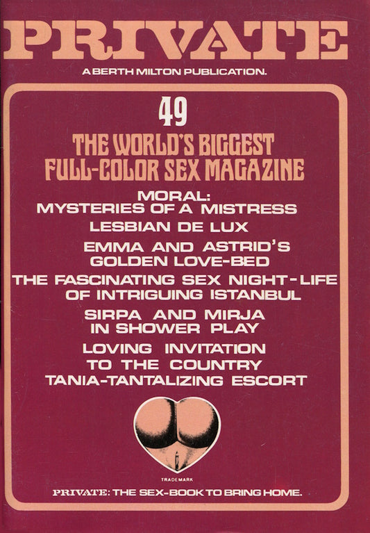 Private Magazine # 49 (1980) framsida