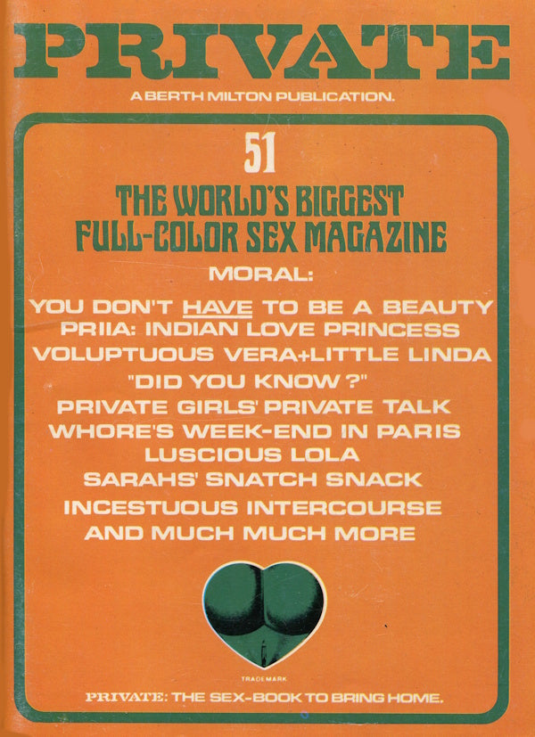 Private Magazine # 51 (1980) framsida