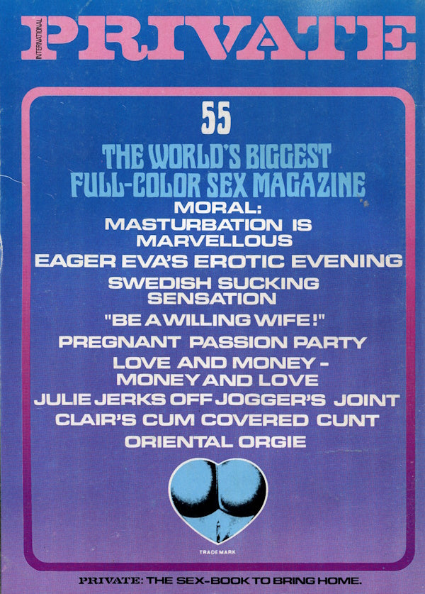 Private Magazine # 55 (1982) english cover