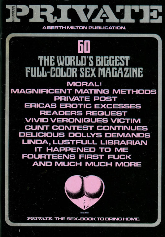 Private Magazine # 60 (1983) english cover