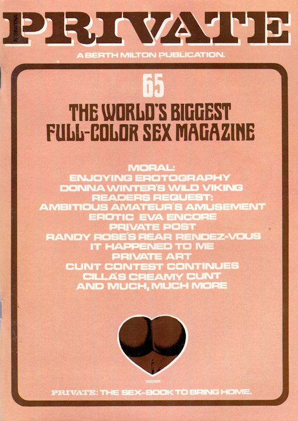 Private Magazine # 65 (1984) front cover