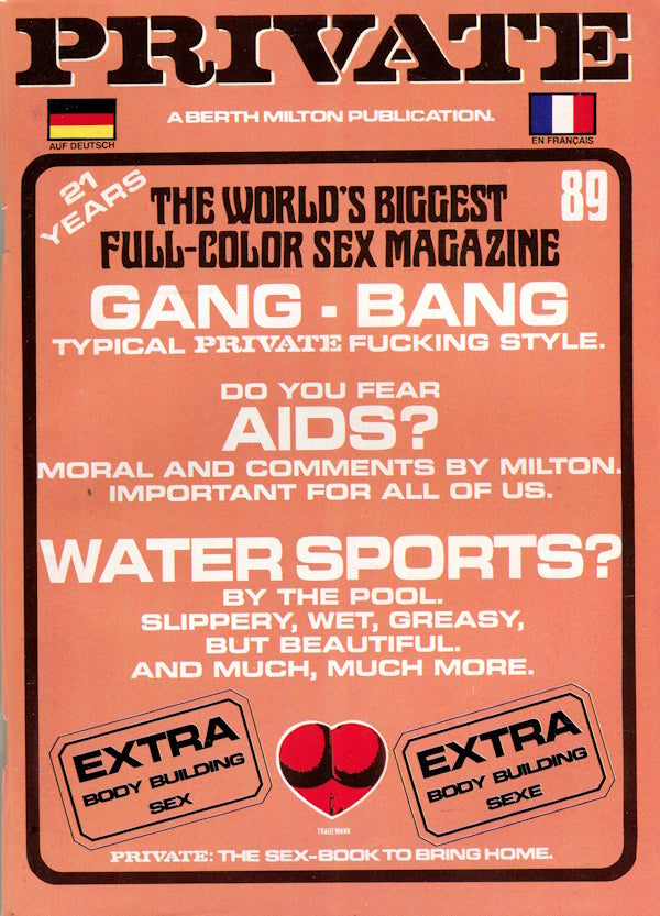 Private Magazine # 89 (1988) english cover