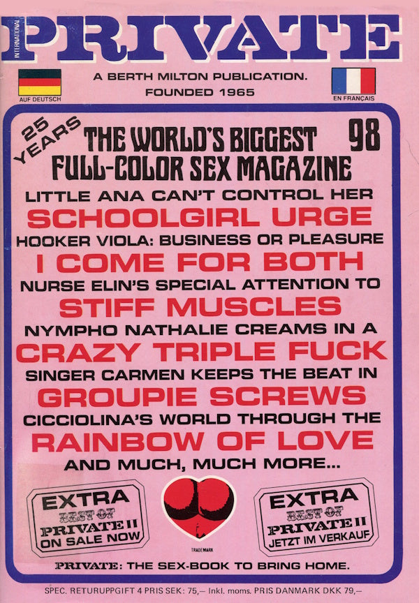 Private Magazine # 98 (1990) framsida
