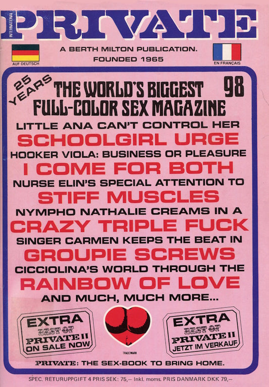 Private Magazine # 98 (1990) framsida