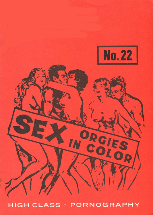 Sex Orgies in Color # 22 (1970) framsida