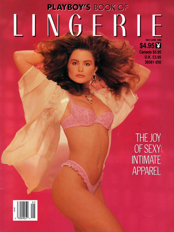 Playboy Magazine - Playboy's Book of Lingerie # 13, May/June 1990 front cover