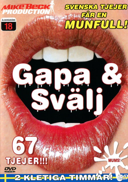 DVD - Gapa & Svälj (Mike Beck) front cover
