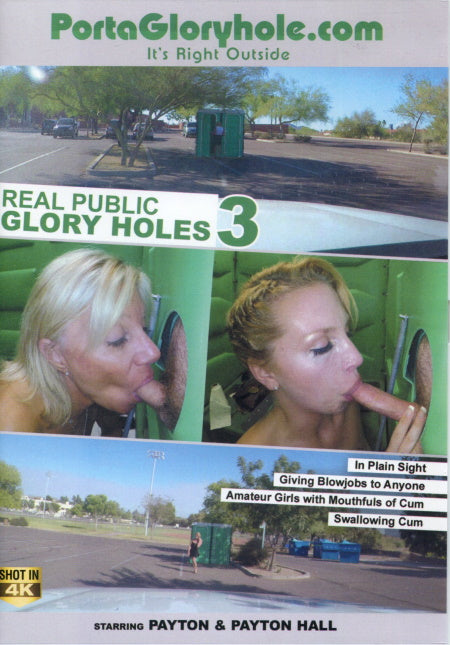 DVD - Porta Gloryhole: Real Public Glory Holes 3 front cover