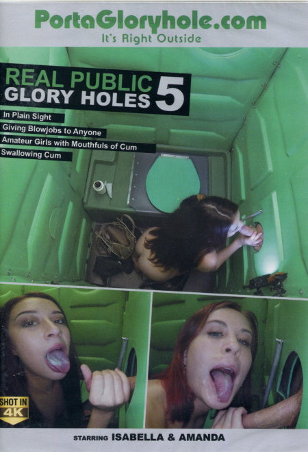 DVD - Porta Gloryhole: Real Public Glory Holes 5 front cover