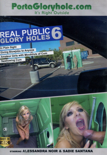 DVD - Porta Gloryhole: Real Public Glory Holes 6 front cover