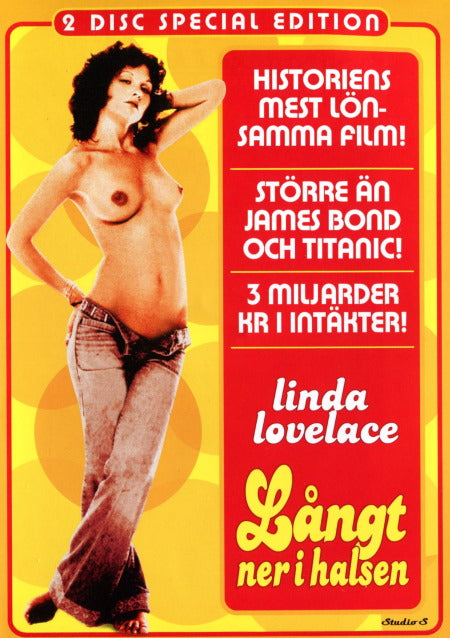 DVD - Långt ner i halsen (Linda Lovelace) (1972) (2-disc) front cover