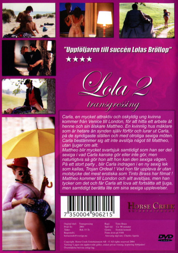 DVD - Lola 2: Transgressing (Tinto Brass) (Beg)