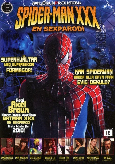 DVD - Spider-Man XXX (en sexparodi) (Beg)