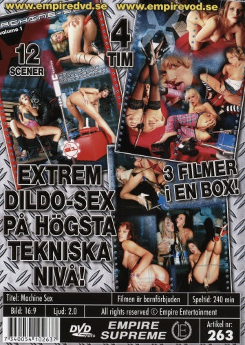 DVD - Empire Entertainment - Machine Sex (3 filmer i en) 