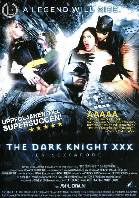 DVD - Dark Knight XXX (en sexparodi) (Beg)